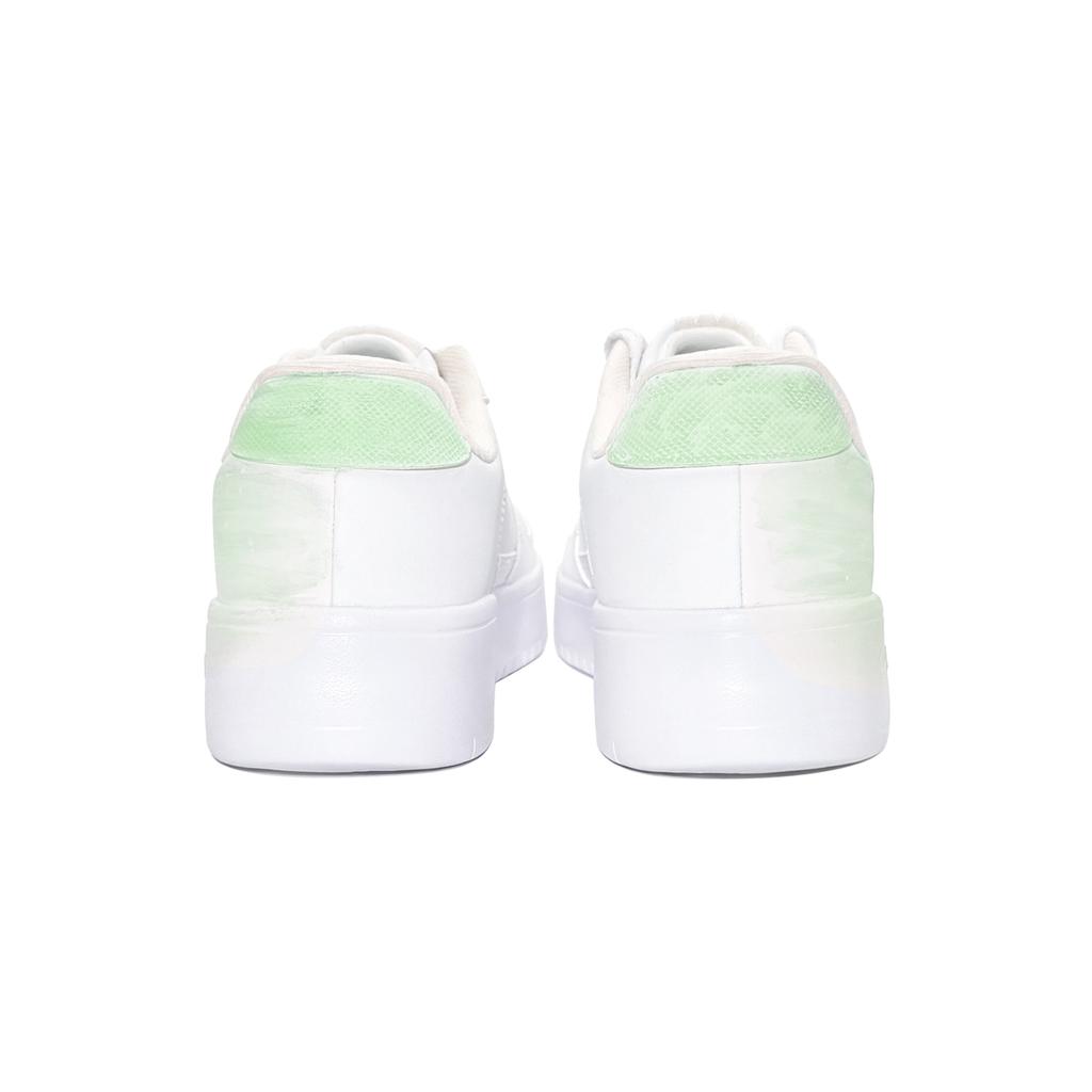 Li Ning Schwimmendes Boot Einkaufstasche, Jade Märchen, First Culture V Niedrige Skateboard-Schuhe Damen Weiß Grün AGCS420-6(TeamZwei-Tasche)