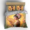 Floral, Fan, Elegant Portrait. Bedding Sets Duvet Cover Sets Duvet Covers Pillowcases(1 * Duvet Cover 2 * Pillowcases Without Duvet Insert)