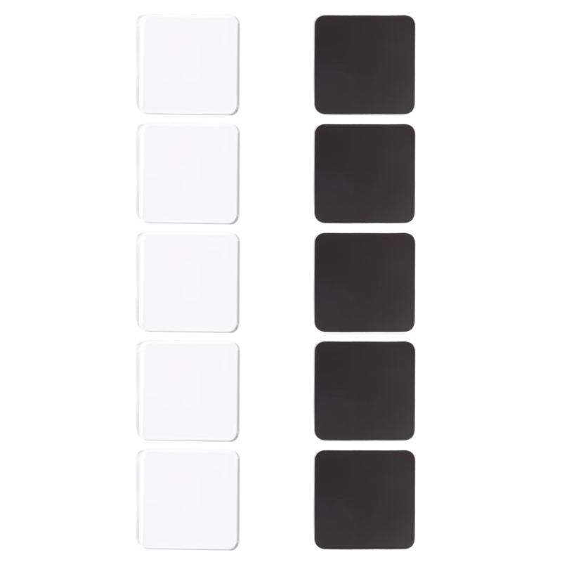 

High Transparency Acrylic Magnets Craft Kit Includes Magnetic Backing Sheets for Easy DIY Refrigerator Sticker Projects