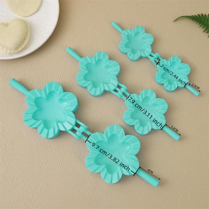 S/M/L 3 Model Kitchen Dumpling Mold Heart Butterfly Flower Shape Diy Dumplings Making Dough Press Pie Dumpling Ravioli Mold