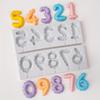 Number Silicone Mold Sugarcraft Cupcake Baking Mold Fondant Cake Decorating Tools