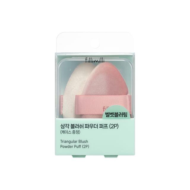 fillimilli - Triangular Blush Power Puff Set 3 pcs
