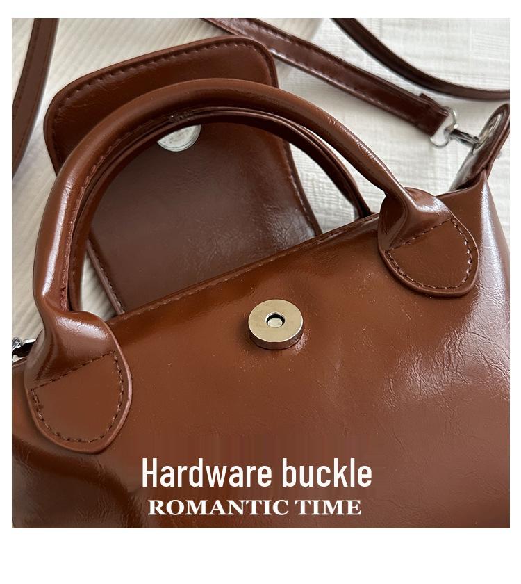 2025 Stylish Dumpling Crossbody & Shoulder Bag - Trendy Niche Design Ladies' Bucket Bag