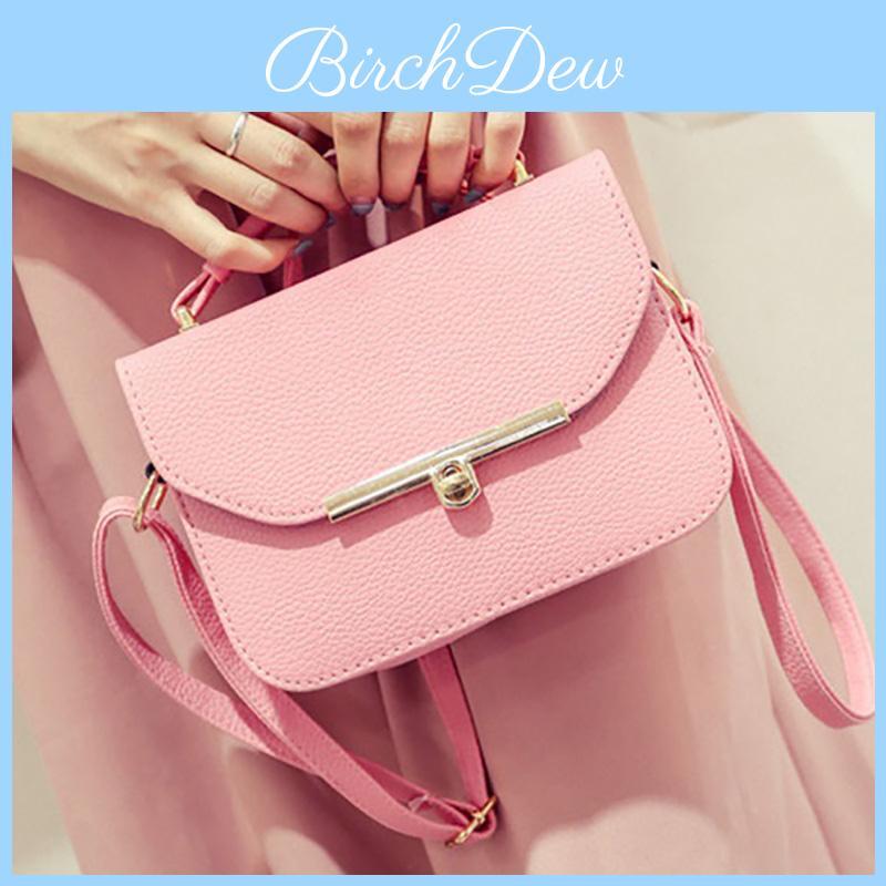 Elegant Pure Color Fashion Women Shoulder Bag Ideal For Shopping Casual And Travel