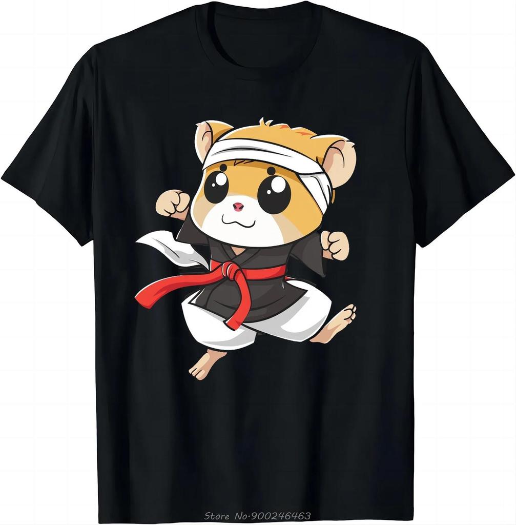 Karateer Mouse Tshirt Master Of Kung Graphic Cotton Tshirt Unisex Clothing Summer Casual Tops Tees Oversized Fitness T Shirt
