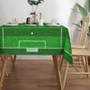 Fußballfeld Rechteckige Tischdecke für Tischdekoration Waschbar Fußballfeld Sport Küche Esstischdecke Feier Party Dekoration