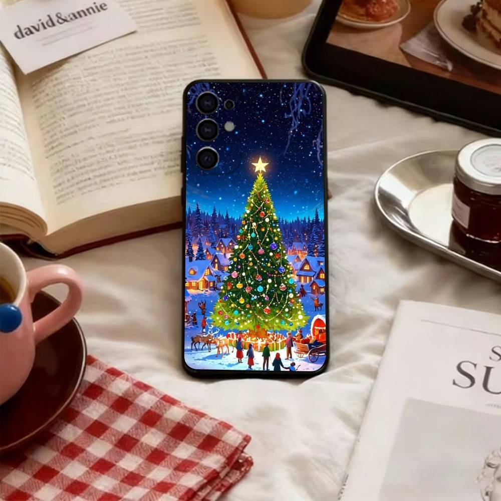 

Christmas Carnival Phone Case For Samsung S25,S24,S21,S22,S23,S30,Ultra,S20,Plus,Fe,Lite,Note,10,Black Cover Samsung S25Plus