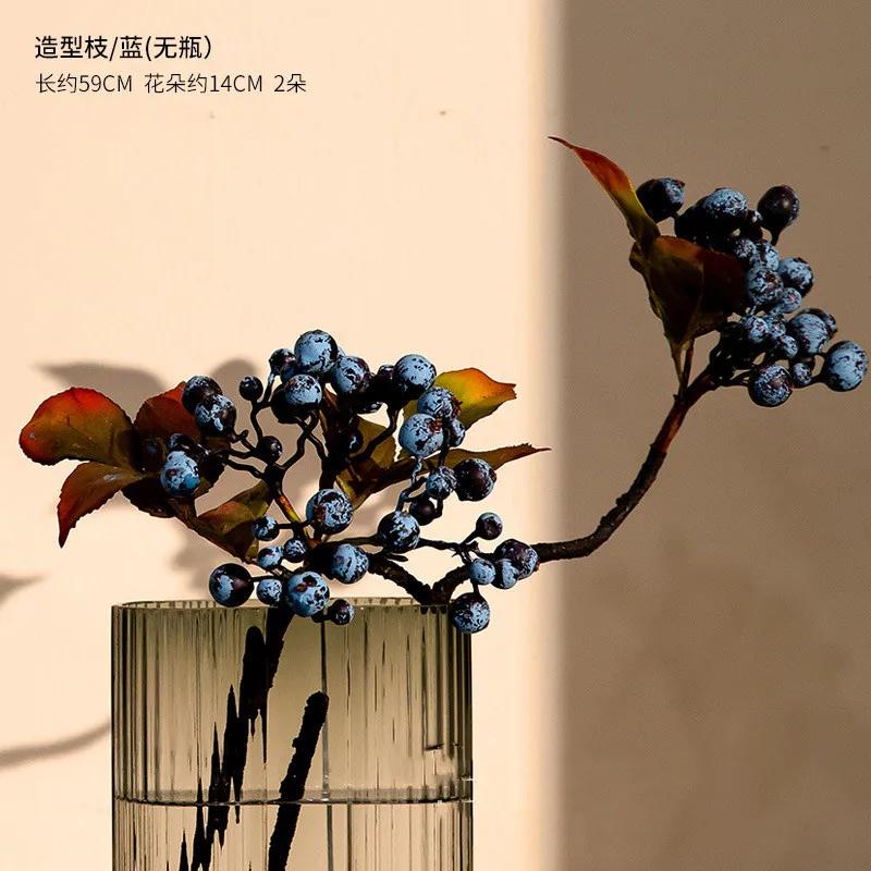 

Ваза из цветного стекла в блоках Креативная гидропонная ваза, украшение Креативное украшение рабочего стола Ваза для сухих цветов Искусство цветочной композиции