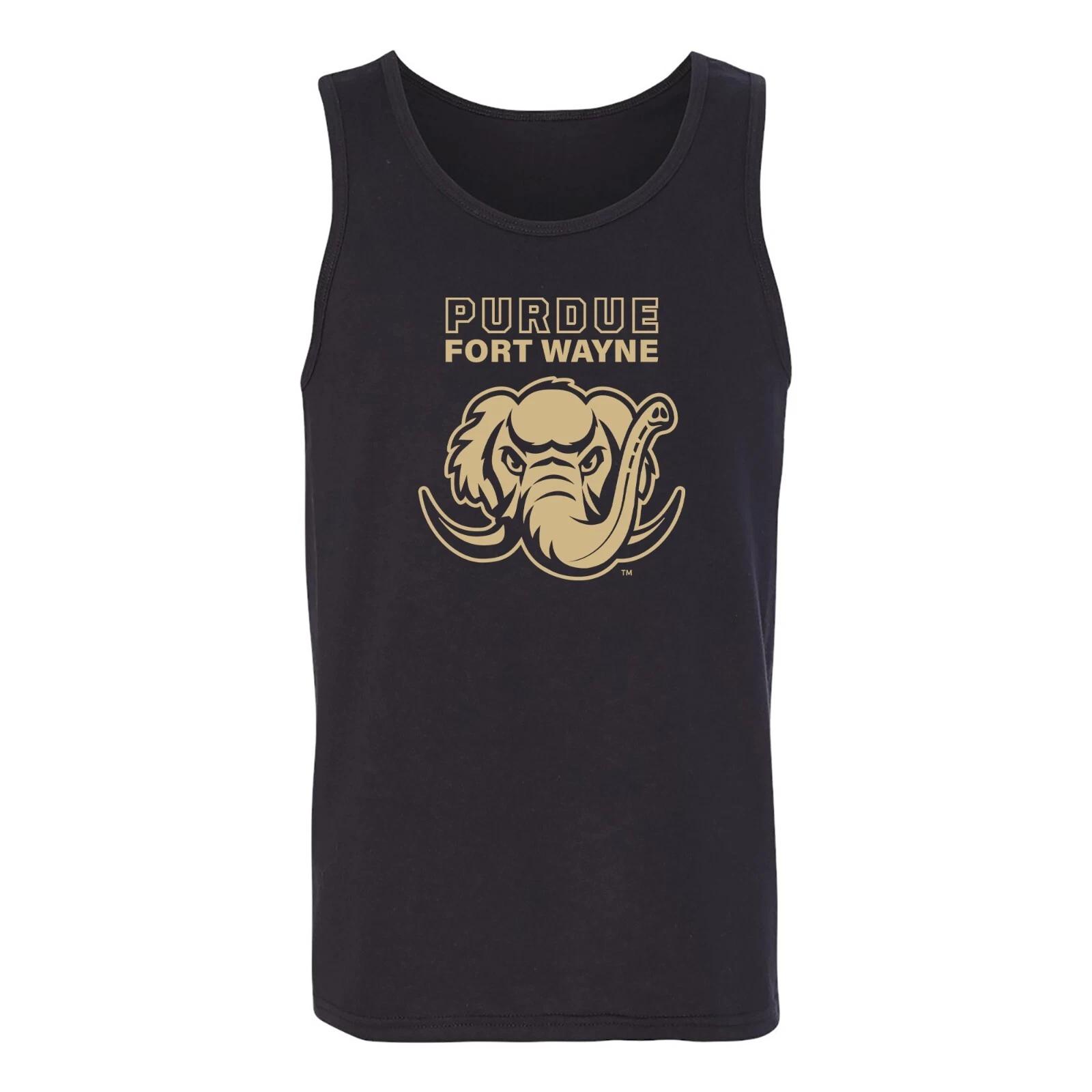 Purdue Fort Wayne Mastodons Primary Logo University Sports Team Tank Top - Black 3XL