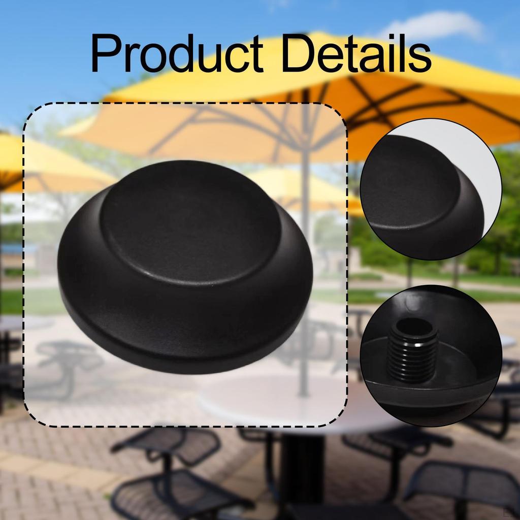 2x Patio Umbrella Tip Top Screw Attachment Easy To Install Covers Replacement Part for
