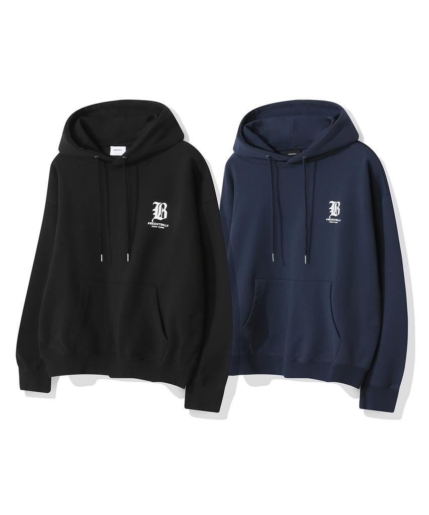 B Gothic Logo Hoodie (Black)