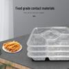 Transparent Disposable 4+1 Compartment Takeaway Container
