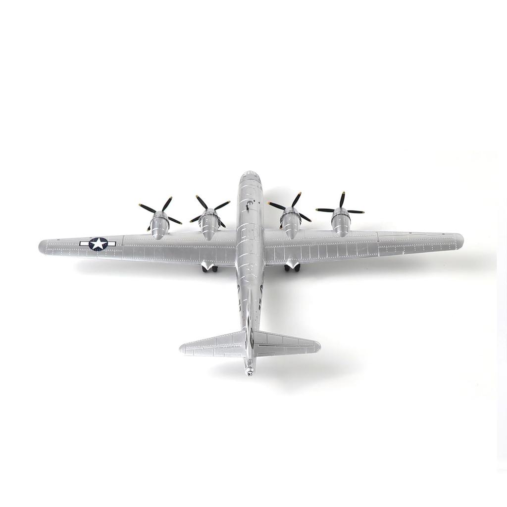 NUOTIE Superfortress Fatman Bomber Kit de modele din metal Băiețel cu suport Avioane militare din al doilea război mondial Avion din aliaj turnat sub presiune Avioane militare