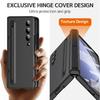 NINKI Compatible Samsung Galaxy Z Fold 3 Case with S Pen Holder and S Pen,Kickstand Hinge Protection Case for Samsung Z Fold 3 Case Screen