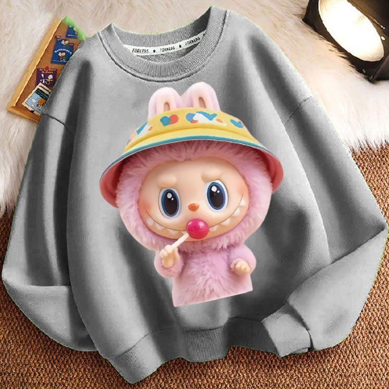 Modische und niedliche Kinder-Sweatshirts, Langarm-Freizeit-Sweatshirts für Jungen und Mädchen im Frühling und Herbst