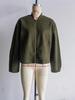 2025 Autumn/Winter Plus-Size Women's Stand-Up Collar Bomber Jacket - European/American Style