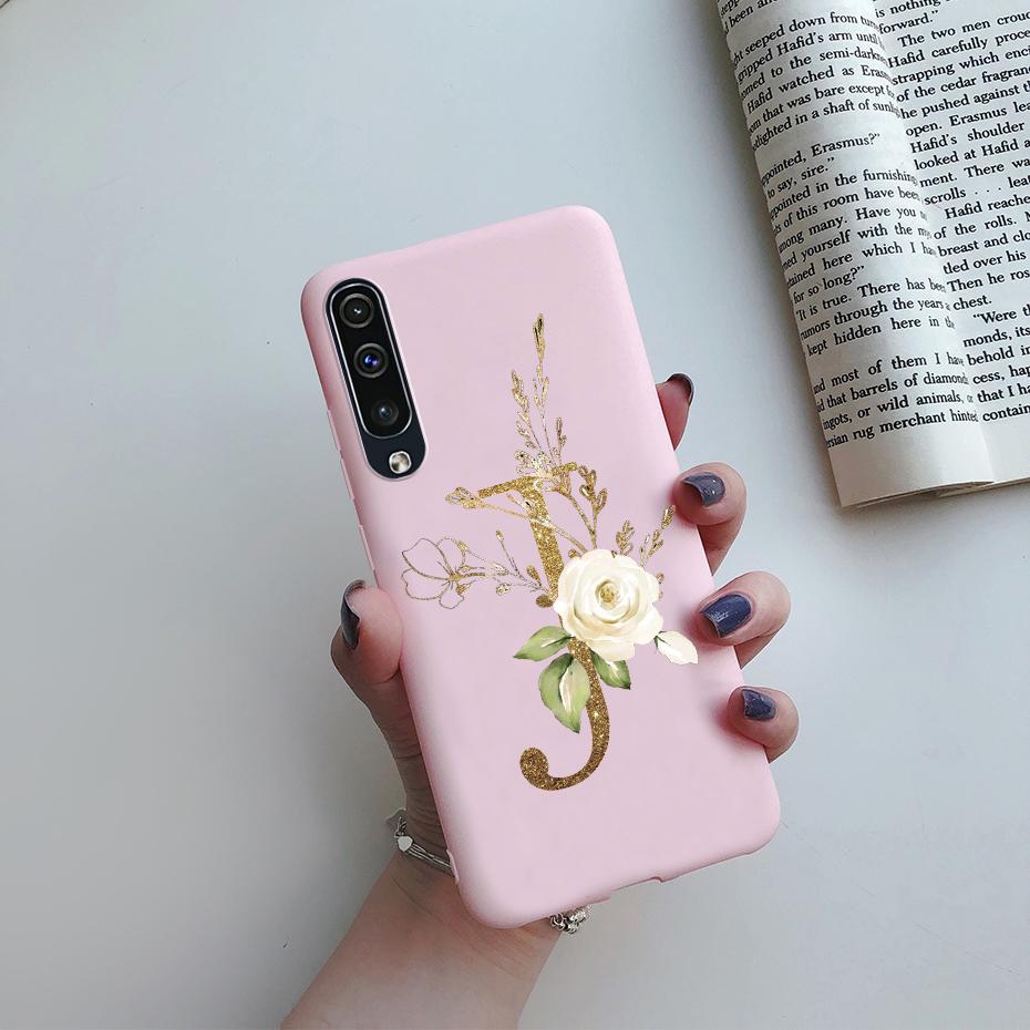 Case For Samsung Galaxy A50 A30 Case Silicone Cute Letters Soft Back Cover For Samsung Galaxy A30S A 30 50 A50S Case 2019 bumper