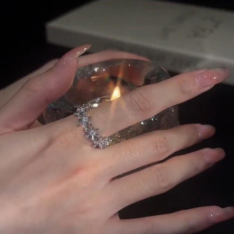 New Fashion Trend Unique Design Elegant Exquisite Vintage Pearl Open Ring Women Jewelry Party Premium Gift