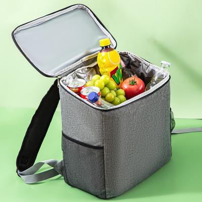 Insulated Picnic Backpack 25L Large Lunch Bag Waterproof Oxford Double Zipper Travel Beer Cooler with Lining for Camping Travel Hiking Beaches