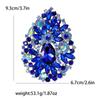 Luxury Rhinestone Crystal Gem Brooches for Women Unisex Creativity Pins Banquets Party Backpack Gifts Jewelry Accessories