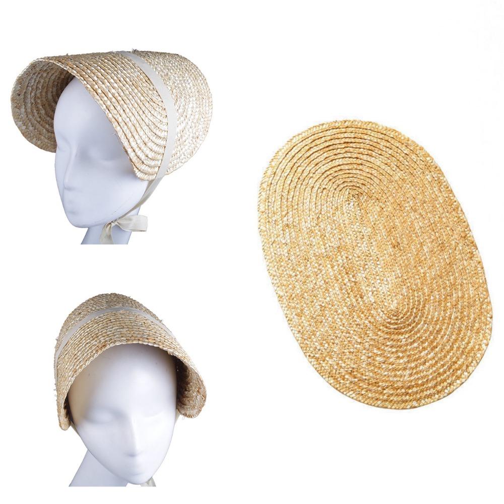 Sweet Lace-up Beach Hat French Style Flat Top Hat Outdoor Camping Beach Party Photo Props