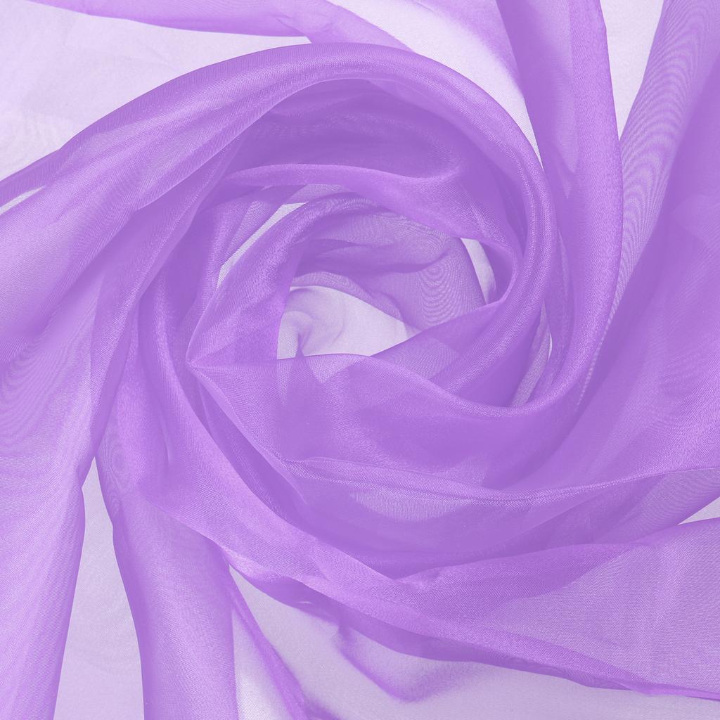 Organza Tulle Roll Fabric 60" Bridal Solid Sheer Organza Crystal Organza Sheer Silky Fabric for DIY Craft Table Home Decoration