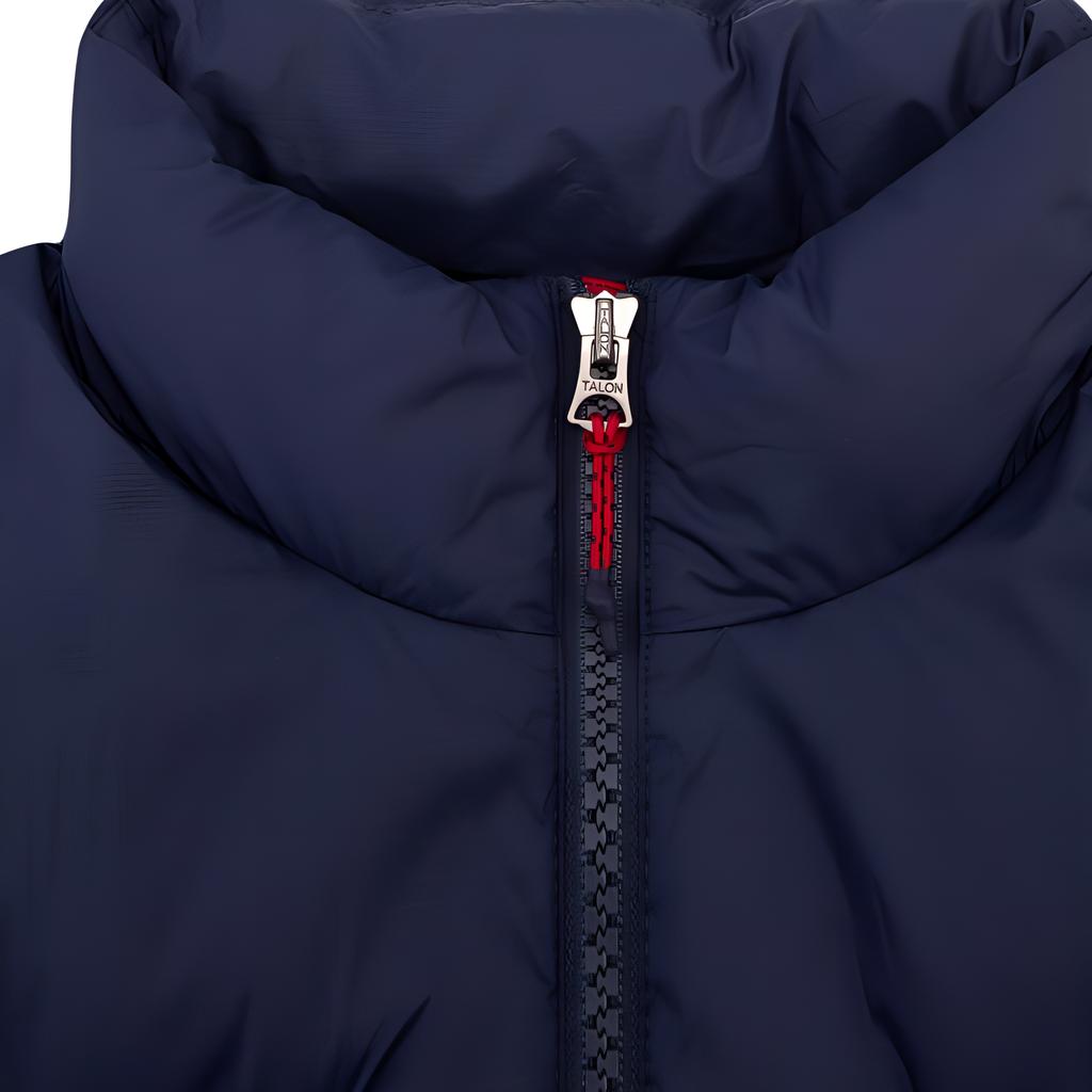 Polo Ralph Lauren Solid Color Half High Neck Quilted Zipper Sleeveless Vest Men Vests Dark-Blue MNPOOTW1N220207-410