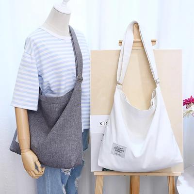 Canvas Bag Trendy Large Capacity Handheld Shoulder Diagonal Crossbody Bags for Women Versatile Retro Designer Bags