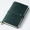 Functional Genuine Leather Journals Travel-Diary Durable Full-Grain Leather Cover Thick Tear-Resistant Souvenir-Notebook Custom