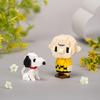 Kawada Nanoblock Charlie Brown and Snoopy X 14 X 14 Cm Ages 12 and Up Interior Hobby NBH_252 4.5 NBH_252