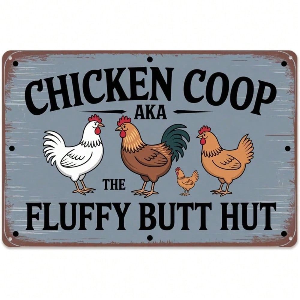 Tin Sign Art Metal Wall Decor 20x30cm Retro Vintage Painting