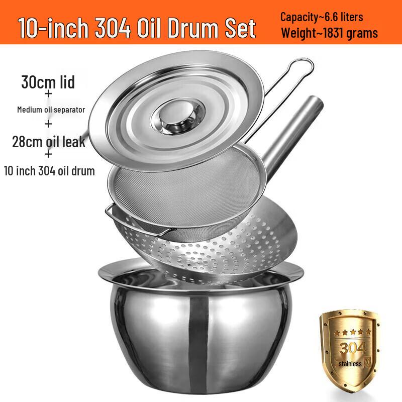 304 Edelstahl Ölaufbewahrungsset