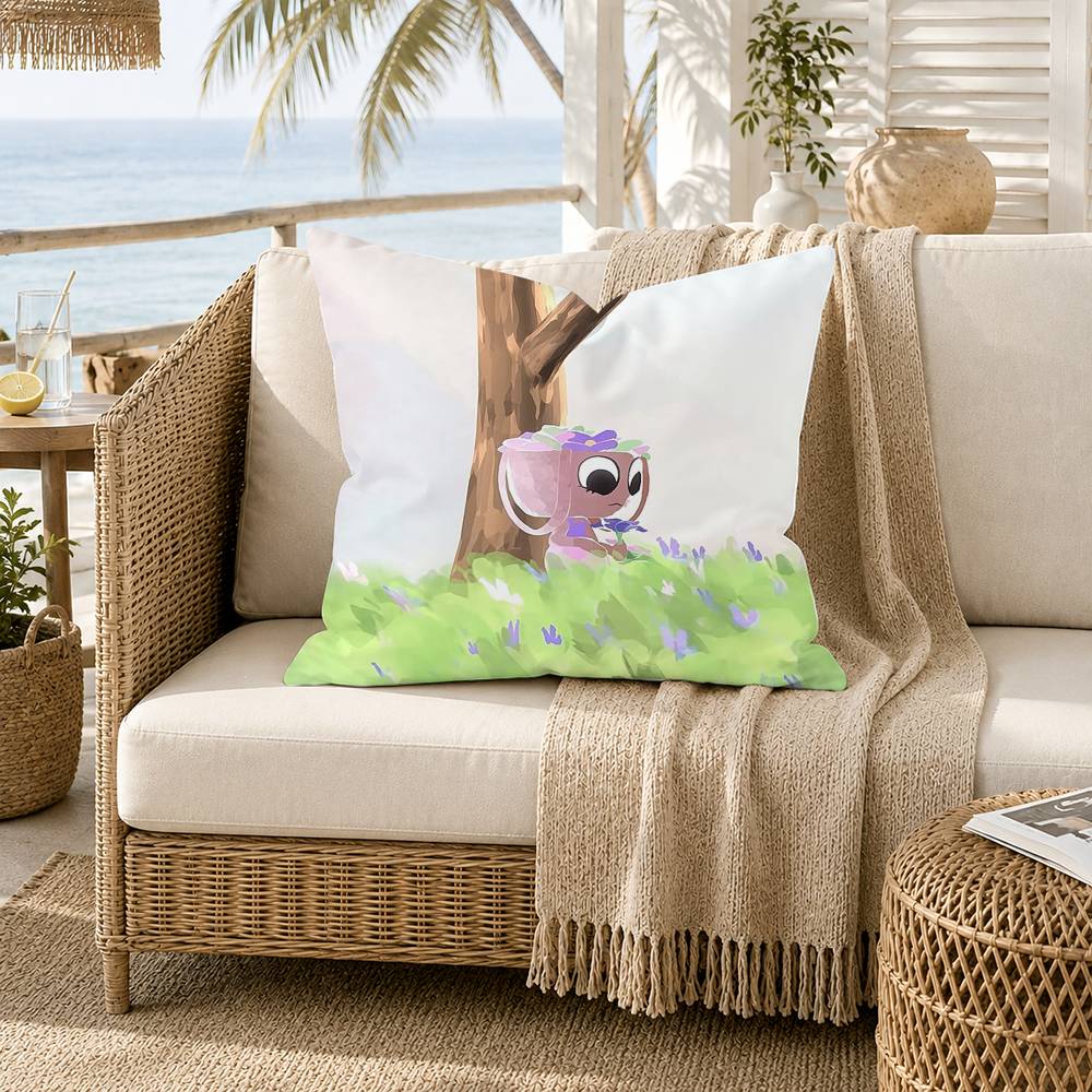 Bassie DDandys WWorld Pillow Case for Sofa Living Room Home Office Decor Protective Cover