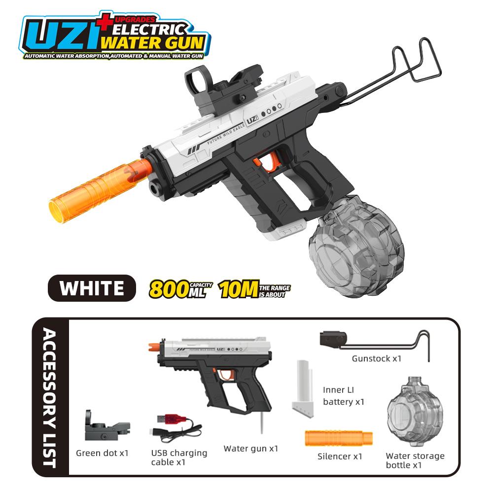 New Electric Water Gun High Pressure Long Range Shoot Automatic Water Absorption M416 Electric Water Gun Children Toy Gift