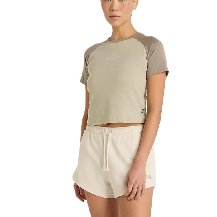 New Balance Raglan Sleeve T Shirt Women s Green WT51531-OVN M