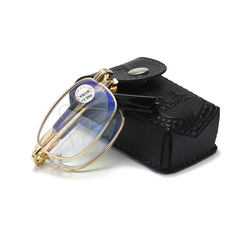 

Foldable Reading Glasses Blue Light Blocking Presbyopic Glasses Women Men Anti-Glare Computer Eyeglasses Diopter From +1 To +4.0 +400