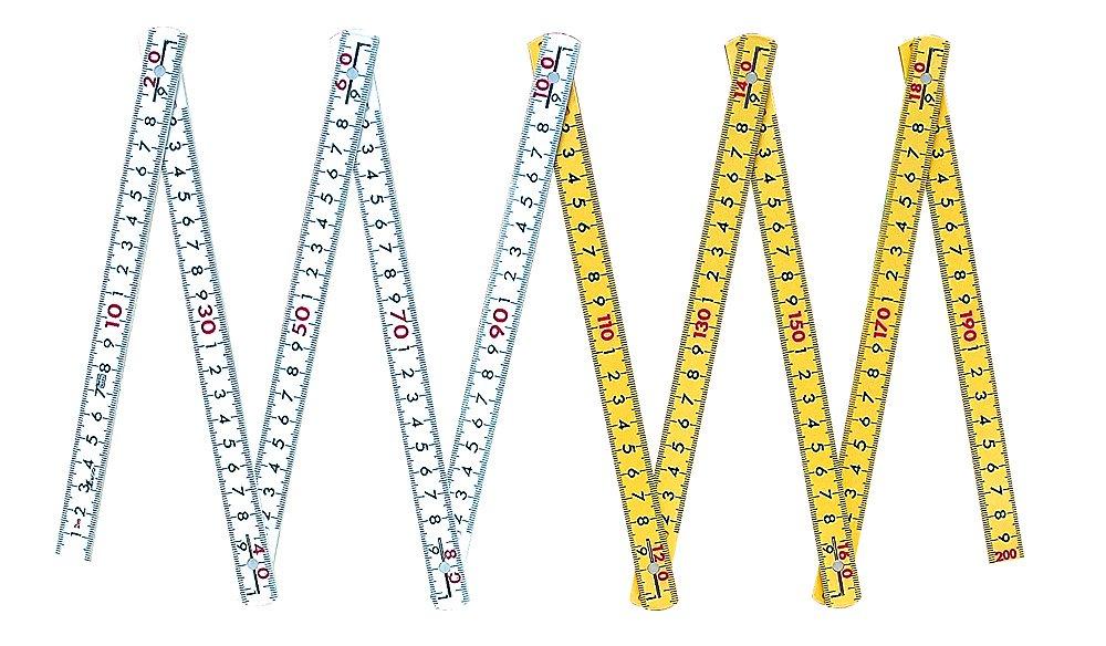 Shinwa Sokutei Fiber Folding 10 Cm 78841 Ruler, Folds, Display, 2m,