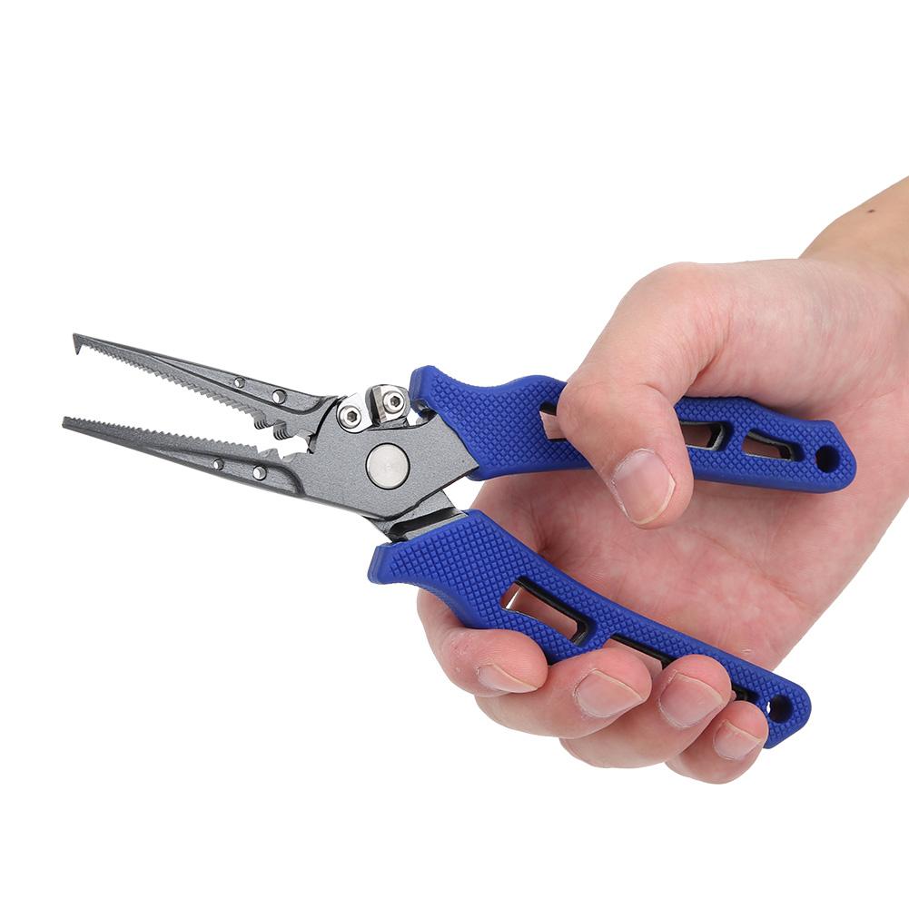 Fishing Lure Pliers Hook Remover Controller Scissors Trim Thread Side Line Cutter Tool