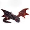 Neues 3D-gedrucktes Wyvern-Drachen-Simulationsmodell mit Flügeln, Geschenk, Gelenkige Drachen, Fidget-Drachen, Schreibtischdekorationen
