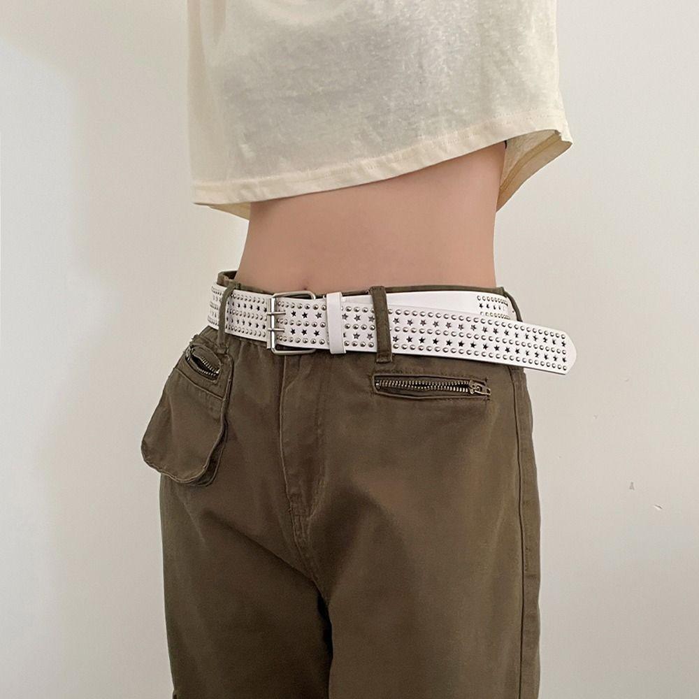 Hole Star Hole Dress Decoration Men Waist Belts Korean Waistbands Y2K Style Belts Women Waist Belts