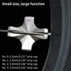 Steel Spoke Wrench Sturdy Hard Wear Resistant Spoke Adjustment Wrench for Cycling
