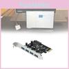 Pcie Usb30 Expansion Card With Four Ports For Desktop Computer Data Transfer