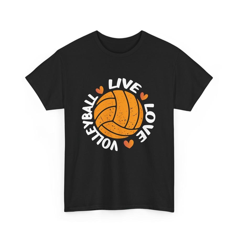 

Volleyball Live Love Shirt, Volleyball Lovers Sports Fans Cute Shirt 3XL