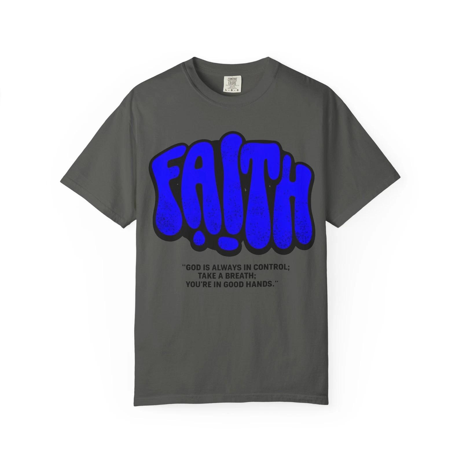 Faith Inspirational T-Shirt, Unisex Motivational Spiritual streetwear Apparel XL
