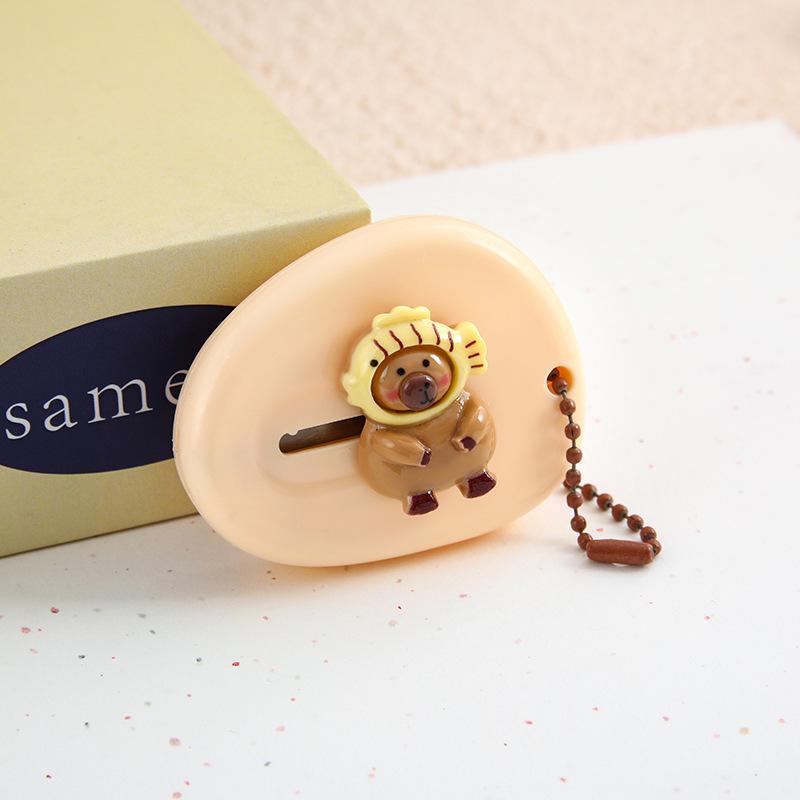 

Kapibala Cute Pocket Utility Knife For Diy Art Cutting Carving Scrapbooking Portable Mini Paper Cutter Box Opener Office School