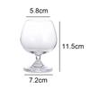 Set 2 Pezzi 8.7oz 255ml Calici da Vino Rosso a Piedi Corti Set Bar Calici per Vino Straniero Cocktail Calice Trasparente per Cognac Utensili per Vino