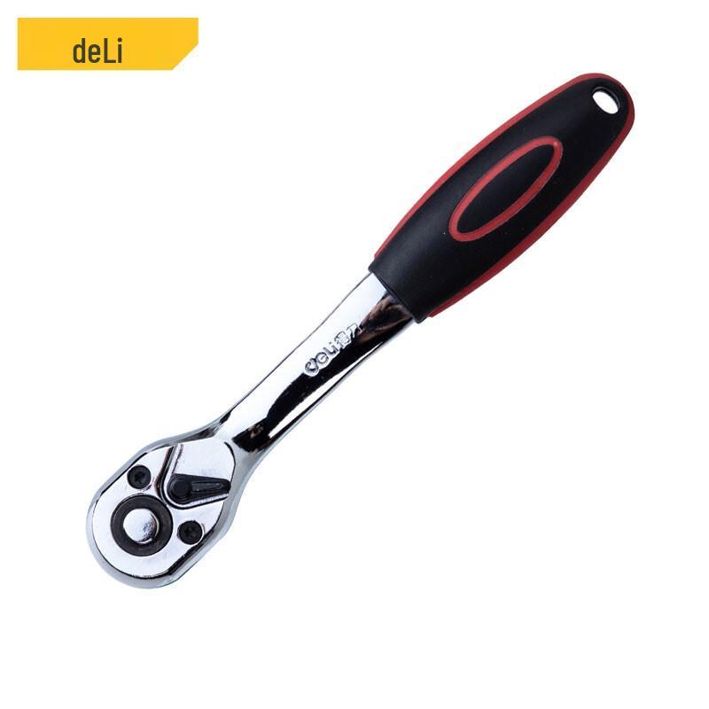 Deli 1/4-inch 72-Tooth Crank Ratchet Wrench
