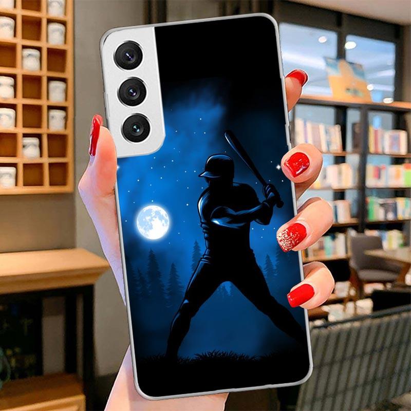 Baseball Sport Cover Phone Case For Samsung Galaxy S26 S25 Edge S24 Ultra S23 S22 Plus S21 S20 FE Soft Fundas Shell Galaxy S25 S