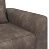Armchair Dark Gray Faux Suede