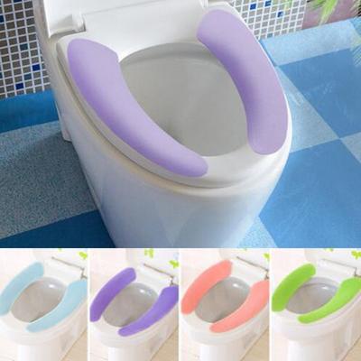 Bathroom Washable Sticky Toilet Mat Seat Cover Pad Household Reuseable Soft Toilet Seat Cover ARI